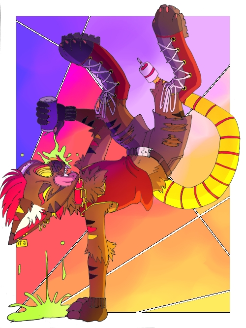 picture of a brown hyena